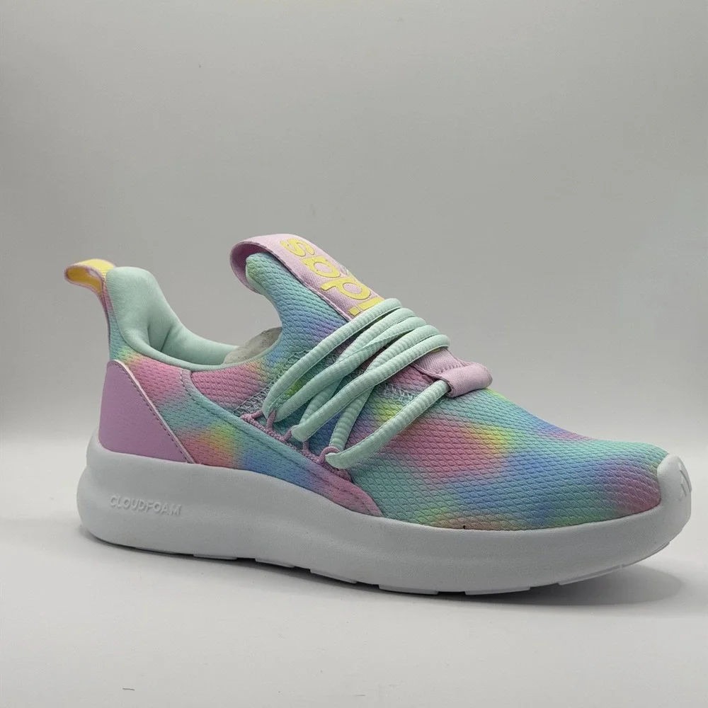 Adidas Lite Racer Adapt 7.0 Big Girl's Size 2.5 Youth Athletic Slip On Shoes New